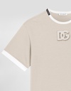 Jersey T-Shirt with Embroidered DG Appliqué