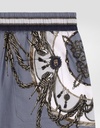 Cargo Print Poplin Bermuda Shorts 