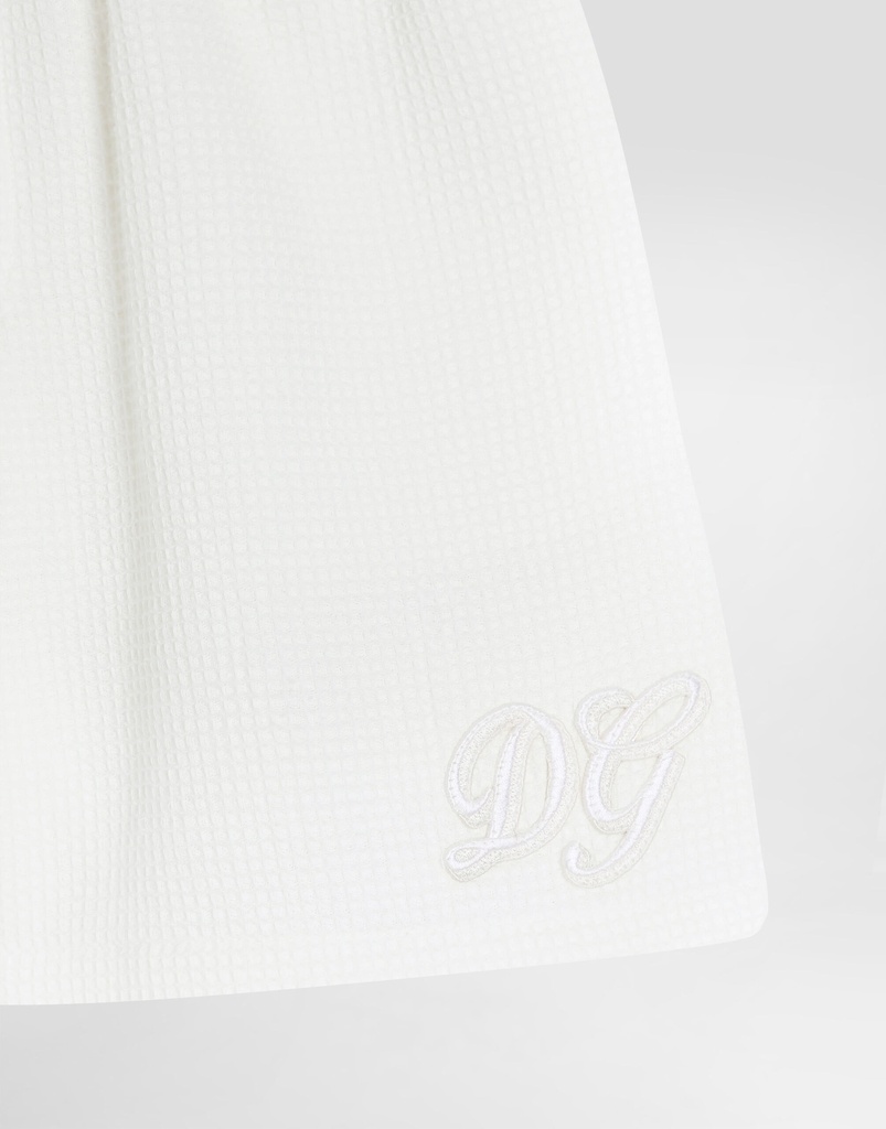 Cotton Waffle Bermuda Shorts
