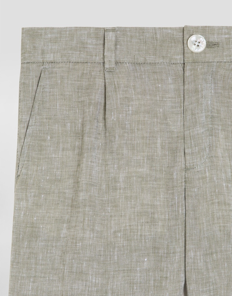 Linen Bermuda Shorts