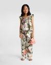 Hydrangea Print Poplin Top