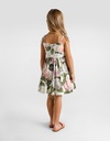 Hydrangea Print Poplin Dress