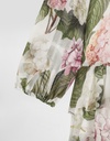 Hydrangea Print Chiffon Dress