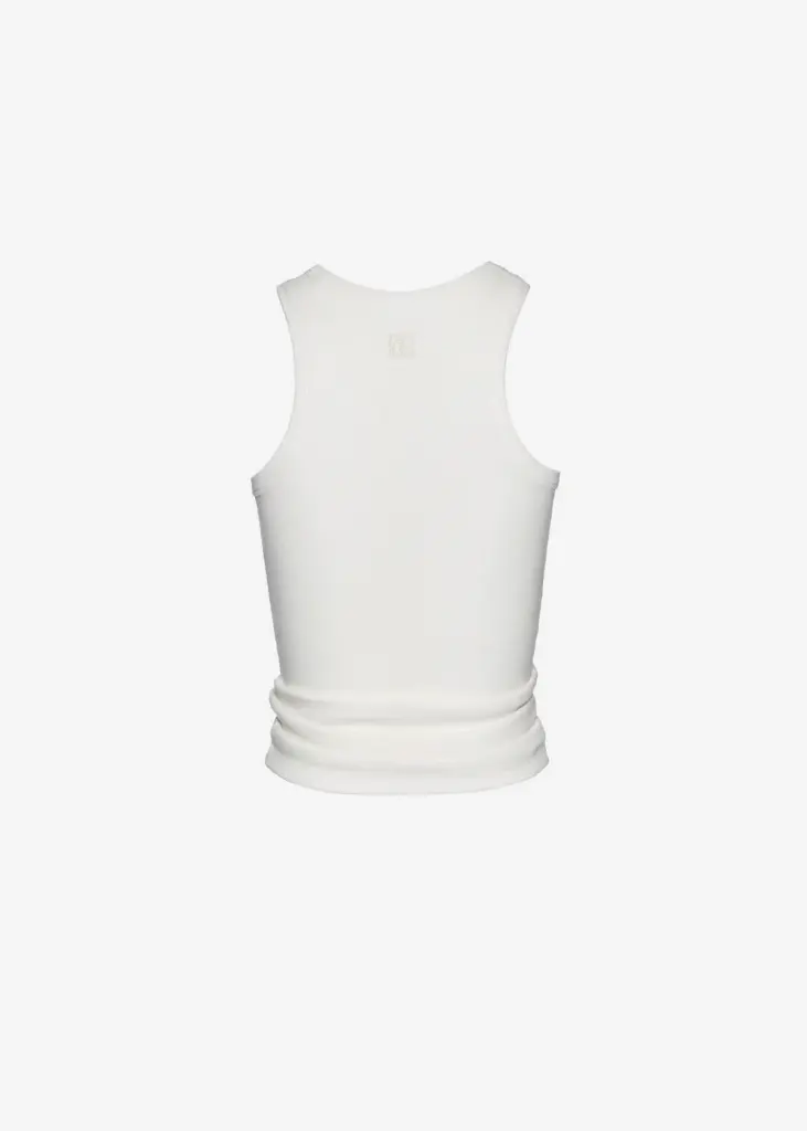 Knotted Ribbed Tank Top 