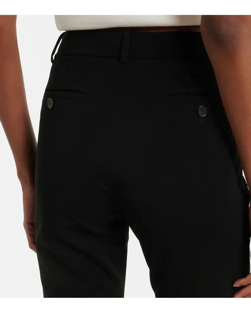 Mid Rise Capri Trousers