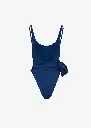Flower Scoop Neck Swimsuit 