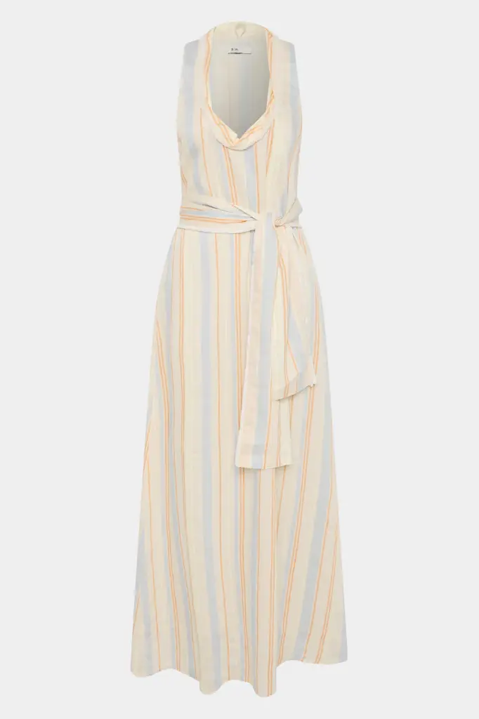 Pernille Scoop Neck Maxi Dress