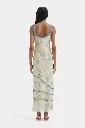 Cecile Ruffle Slip Dress
