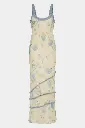 Cecile Ruffle Slip Dress