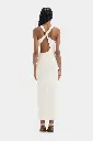 Sabah Cross Back Midi Dress