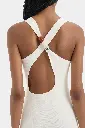 Sabah Cross Back Midi Dress