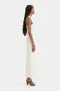 Sabah Cross Back Midi Dress