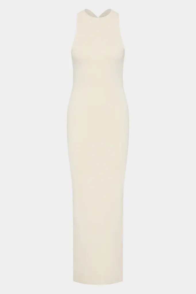 Sabah Cross Back Midi Dress