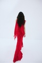 Mayara  Maxi Dress in Ruby Red 