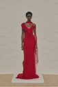 Mayara  Maxi Dress in Ruby Red 