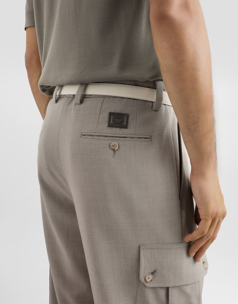 Wool Canvas Trousers