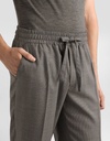Bird's Eye Wool Jogging Trousers