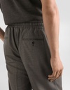 Bird's Eye Wool Jogging Trousers