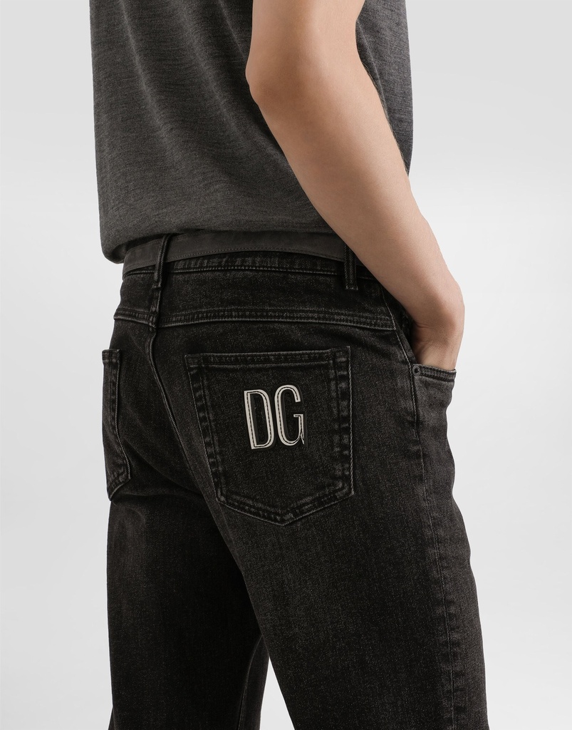 Denim Trousers with DG Patch