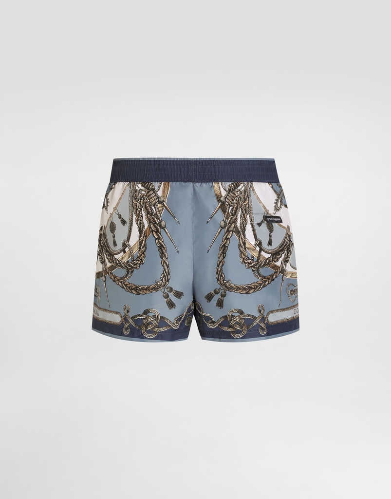 Cargo Print Short Swim Boxers