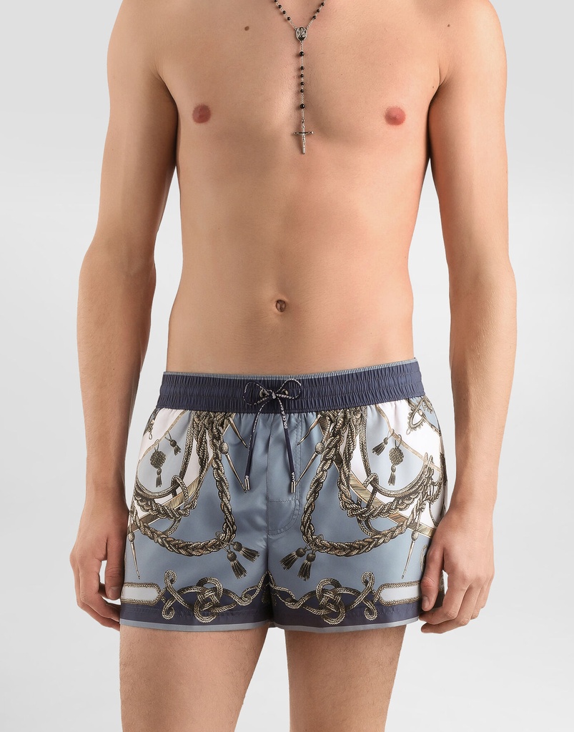 Cargo Print Short Swim Boxers