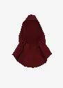 Open Back Halterneck Top in Burgundy