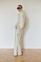 Light Beige Water Resistant Track Pants 