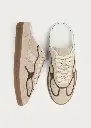 Tb.490 Mule Cream Leather Sneakers