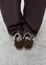 Tb.24 Suede Chocolate Brown Leather Sneakers