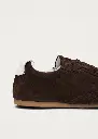 Tb.24 Suede Chocolate Brown Leather Sneakers