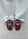 Tb.24 Suede Burgundy Leather Sneakers