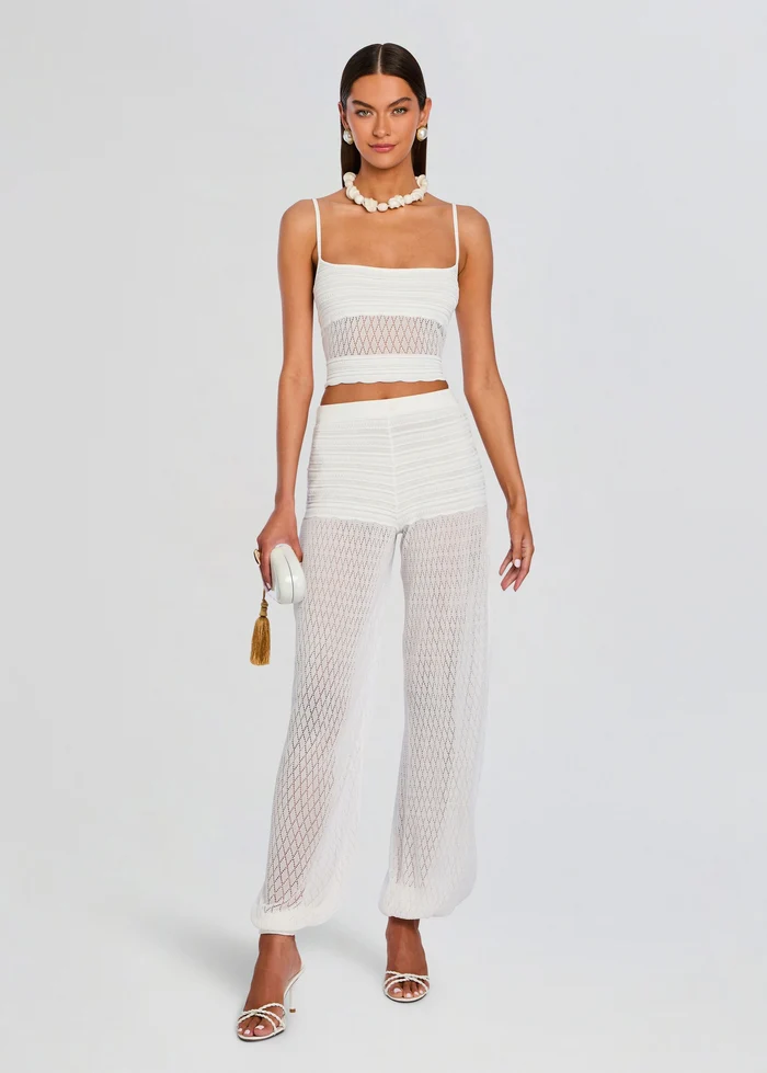  Devyn Pant in White