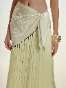 Diana Silk Embellished Skirt