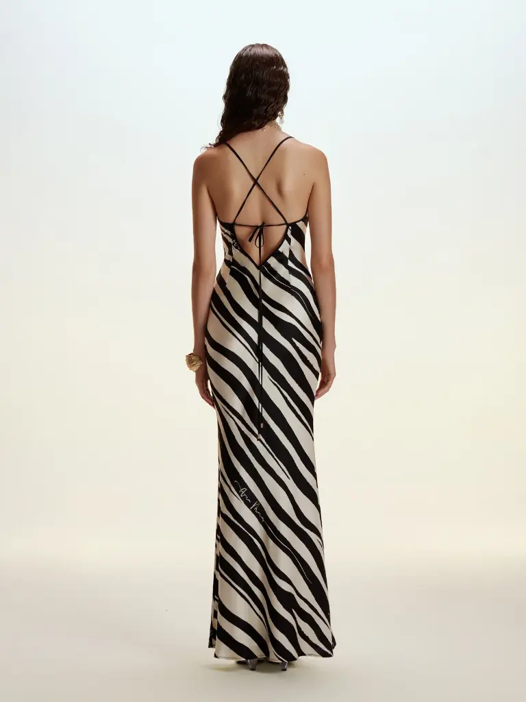 Venus Silk Maxi Dress