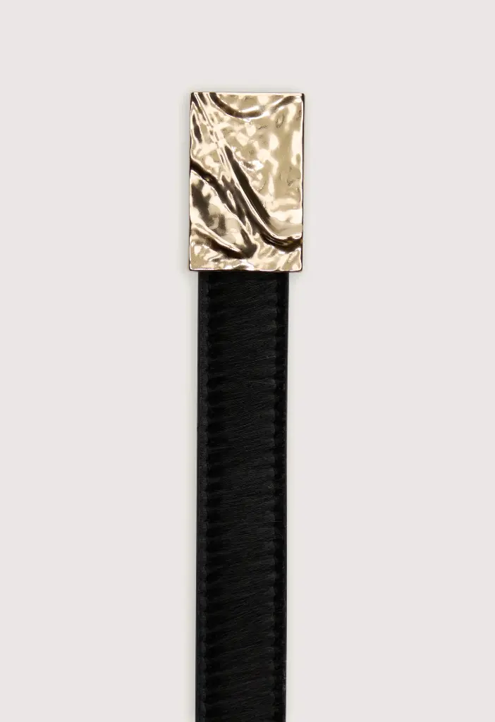 MORGAN LDS Pony-effect leather belt