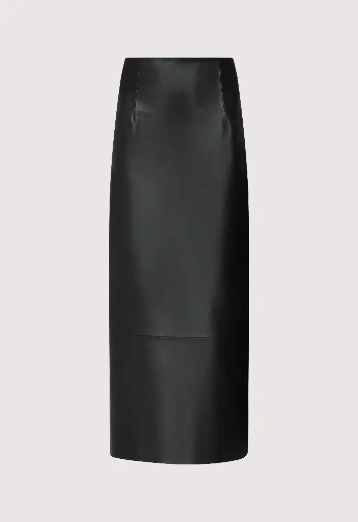 INGA Leather Maxi Skirt
