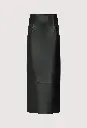 INGA Leather Maxi Skirt