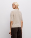 RUTH Stand collar cashmere top