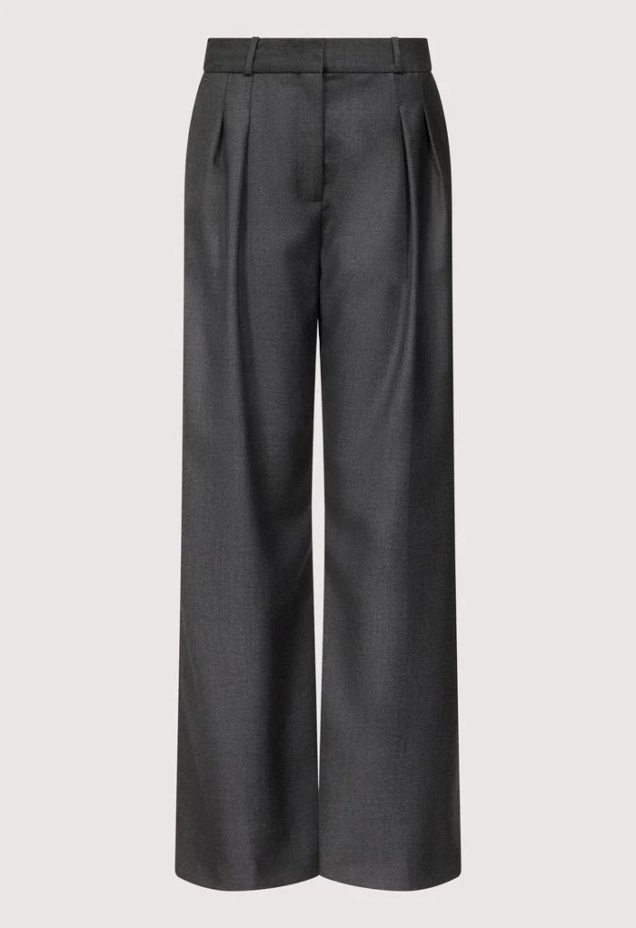 SBIRU LDS Virgin wool pleated trousers