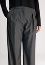 SBIRU LDS Virgin wool pleated trousers