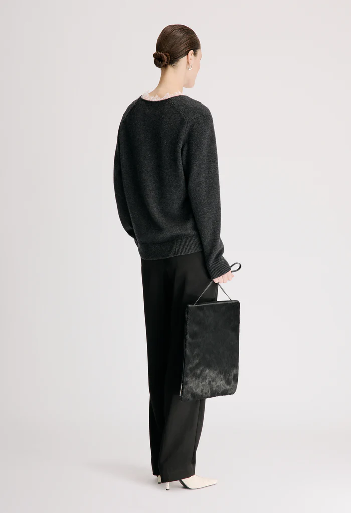 LEYLA Lace trim sweater