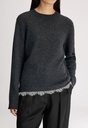 ARVO Lace trim sweater