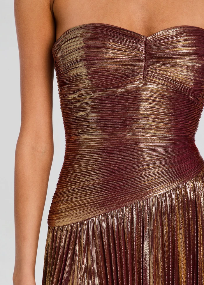 Saba Dress in Golden Port