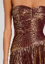 Saba Dress in Golden Port