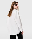 Poplin Shirt with Lace Panels