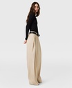 Lightweight Textured Straight Pants