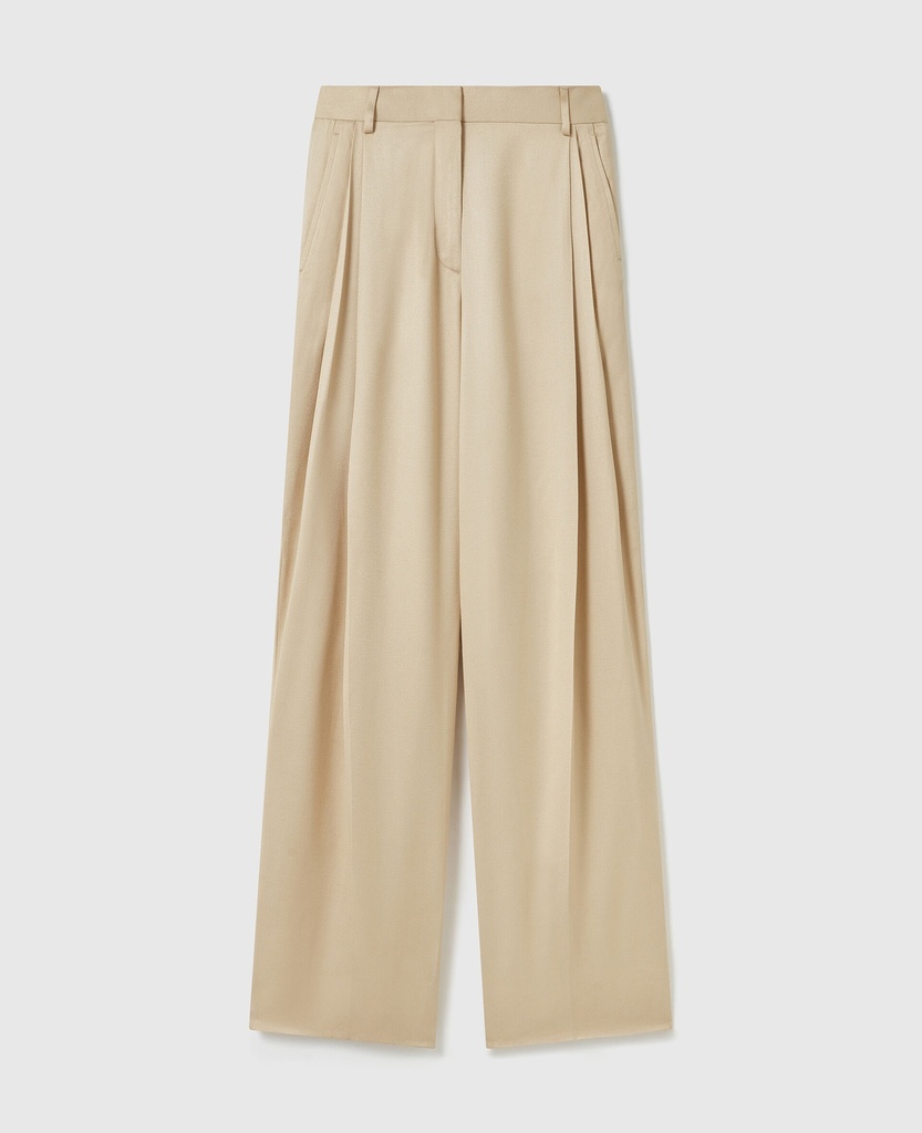 Lightweight Textured Straight Pants