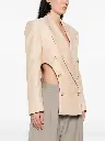 Double Breasted Cut-Out Blazer