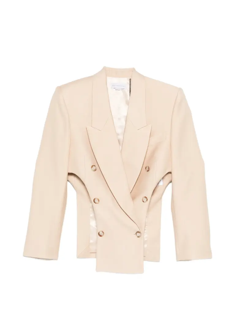 Double Breasted Cut-Out Blazer