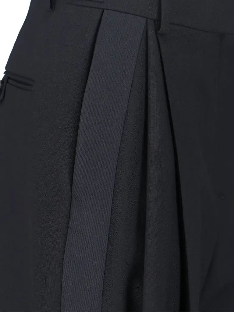Lightweight Straight Canvas Trousers